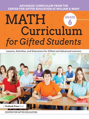 cover image of Math Curriculum for Gifted Students
